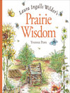 Cover image for Laura Ingalls Wilder's Prairie Wisdom